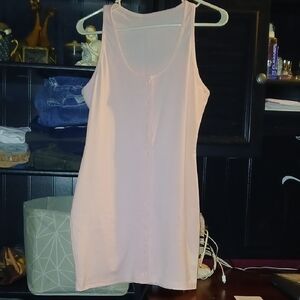 Pink Sleeveless Mini Dress